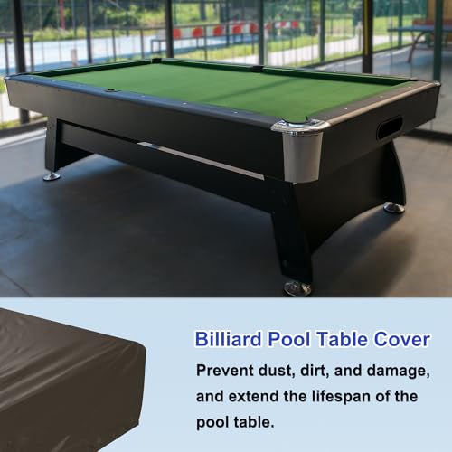 Housse de table de billard anti-poussière bâche imperméable contre humidité