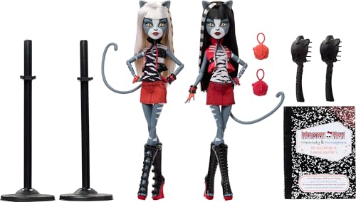 Muñecas Monster High Boo-riginal 2-Pack Werecat Twins miniatura 6