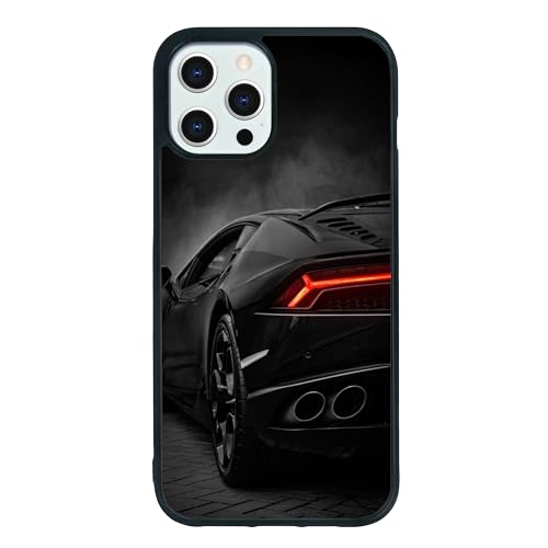 qizjio Racing Sport Car Phone Case – Cool Automotive Design, Shockproof Protective Cover for iPhone 12 Pro Max