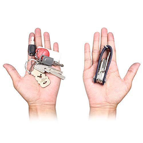 flintronic Key Organizer | Portable Keychain | Pocket Smart Key Holder with Gift Boxed Stylish, Functional & Practical (Holds 10-12 Multiple Keys)