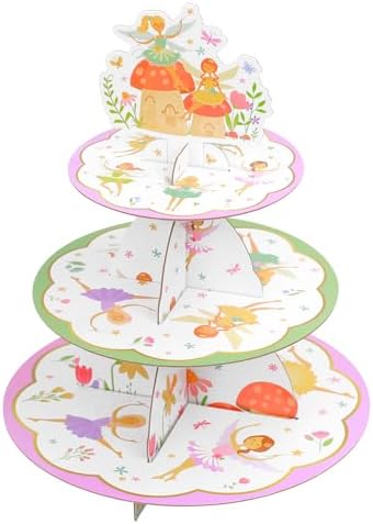 Aazon.co: Zopeal 3 Tier Floral Tea Party Cupcake Stand Decorations - View #10