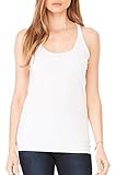 Bella womens Triblend Racerback Tank(8430)-SOLID WHT TRBLND-M