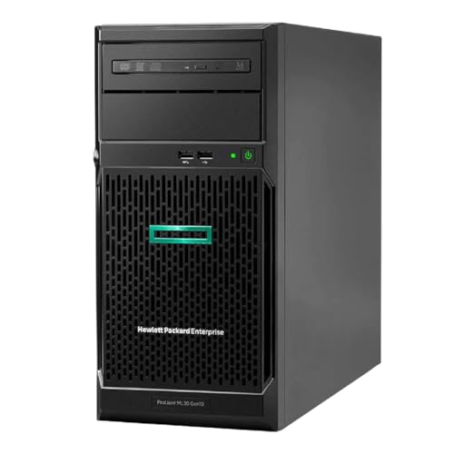 Hewlett Packard Enterprise HPE ProLiant ML30 Gen10 Plus Tower Server, Xeon E-2314 4-Core 2.8GHz, 32GB DDR4 Memory, 16TB HDD Storage, RAID, iLO