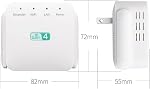 Onde de vitesse WiFi Extendeur 2025,Onde de vitesse WiFi Booster, onde de vitesse WiFi Extendeur 2025,Speednet WiFi Booster, WiFi Extendeur d'autonomie 300Mbps, Répéteur de signal sans fil Booster360° Couverture complète