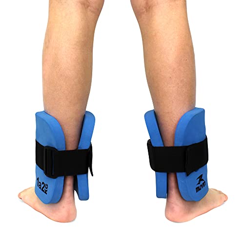 Caneleira Hidroginástica Muvin – 1kg a 2kg – Tornozeleira - Natação – Fechamento Regulável – Esporte