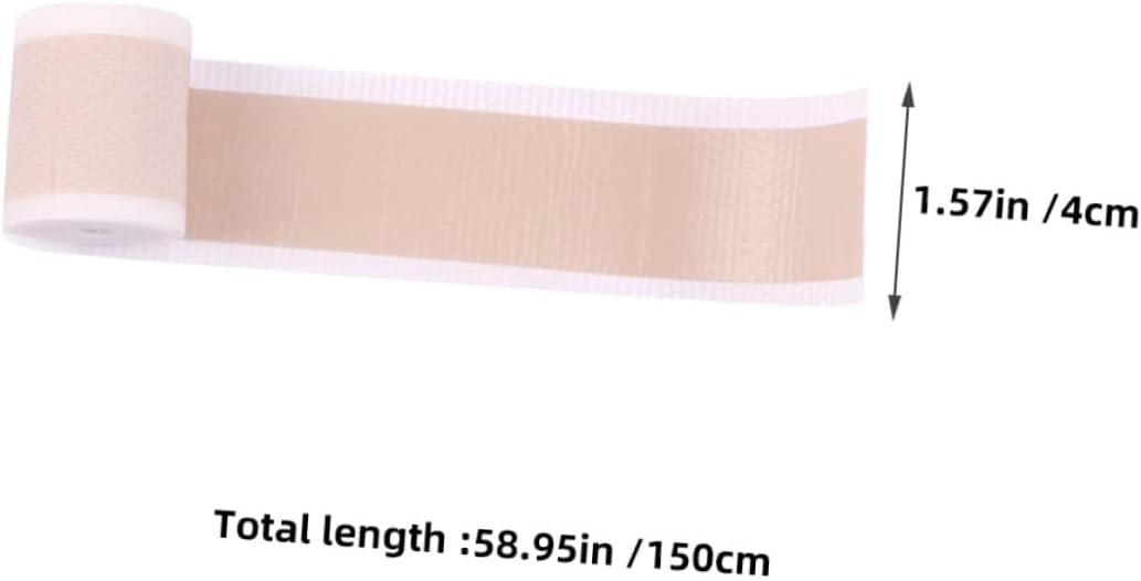 Cuttable Silicone Scar Sheets Roll 4x150cm Skin-Colored Breathable Waterproof Adhesive Scar Cover Patch for Body and Face Wound Care