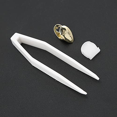 Dente de hip hop, fácil de usar e remover dentes de hip hop de Halloween para desfile de moda de hip