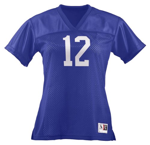 Augusta Sportswear Womens Stadium Replica Football Jersey, Purple, Large
