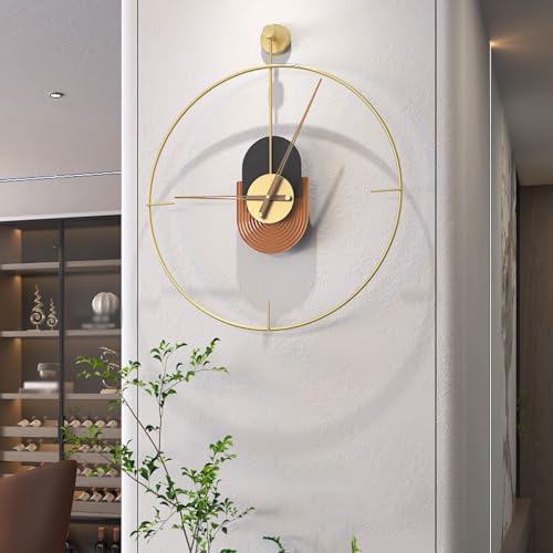Horloge murale XJBTBA créative et atmosphérique pour décoration maison
