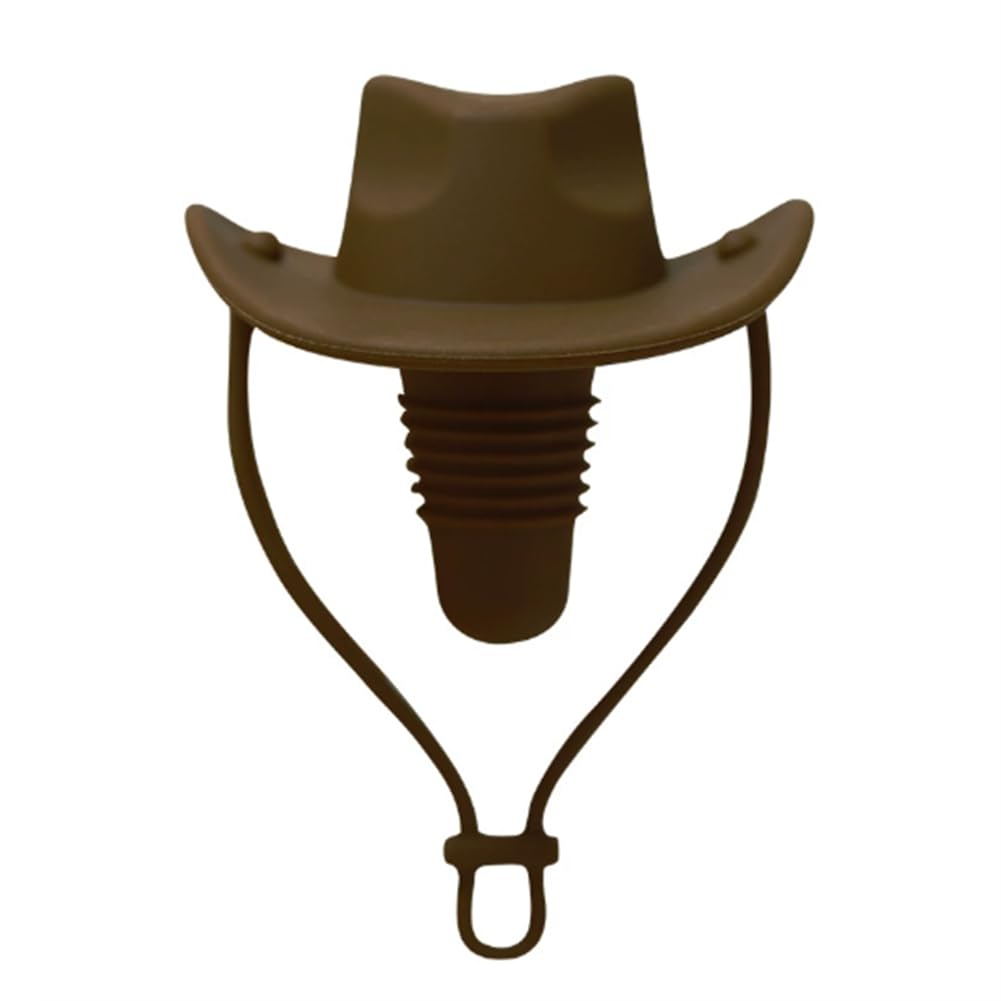 CTRLZS Silicone Cowboy Hat Wine Cork Champagne Beer Bottle Stopper Kitchen Bar Accessories Coffe