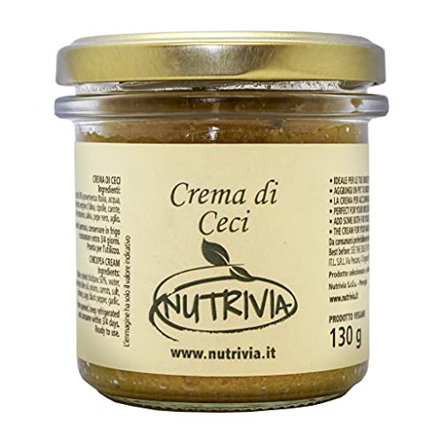 Nutrivia - Crema di ceci 130 g, prodotto italiano