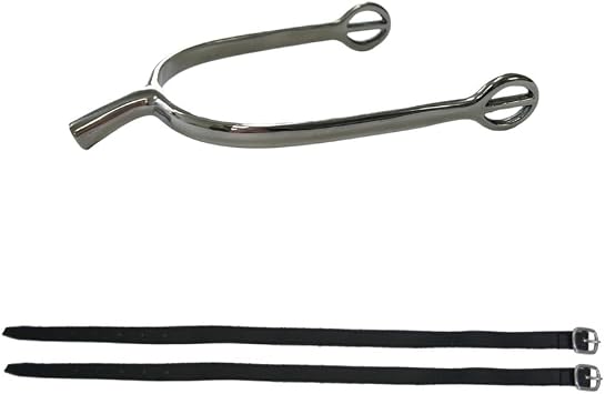 AJ Tack Ladies Prince of Wales English Spurs Leather Straps