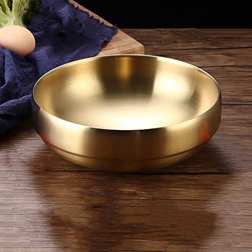 Large Stainless Steel Ramen Bowl, Instant Noodle Bowl Pasta Bowl Salad Cereal Bowl Soup Bowl Rice Dessert Serving Bowl set Matte Finish (Color : A)
