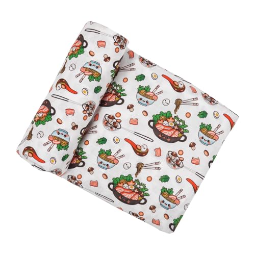 Image of BlessEver Muslin Swaddle Blanket for Unisex, Soft Breathable and Skin-Friendly Baby Swaddles for Boys & Girls, Newborn Receiving Blanket, Hot Pot Blankets Babies, Large 42 x 47 inches