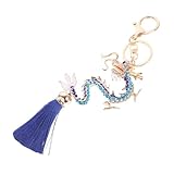 Pendentif pompon : le design unique du pendentif pompon et ajoute un sens de la mode et de l'éclat, breloques porte-clés, pendentif dragon