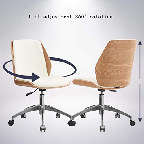 Chaise de bureau pivotante pour éviter l'encombrement des petits espaces