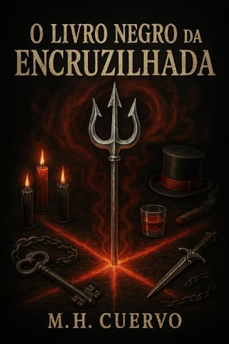 O Livro Negro da Encruzilhada: Chamas do Tridente, Mistérios e Poderes dos Exus Guardiões