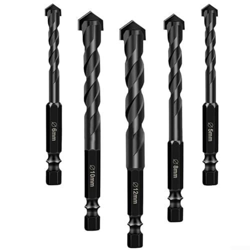 5 punte da trapano per operazioni di foratura accurate su