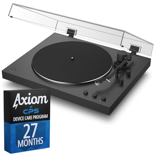 Image of Sony PS-LX3BT Belt Drive Turntable Vinyl Bluetooth Record Player w Axiom 27-Month Device Care Program