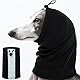 Gehörschutz Hund, lärmschutz für Hunde Hundekopfverband für Ohrhämatome Hunde Ohrenschutz Kopfwickel Ohren-Hoodie zur Geräuschunterdrückung beim Pflegebaden(Schwarz, M)