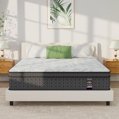 Queen 14" Hybrid Memory Foam Mattress with Pocket Springs