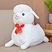 RJGLKS Belle 35/45 cm alpaga Lama en Peluche poupée Peluche Animaux poupées Mignon en Peluche alpaga Mouton pour Enfants Kawaii Cadeau d'anniversaire 35 cm Blanc