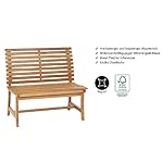 Dehner Gartenbank Paisley 2-Sitzer Akazienholz