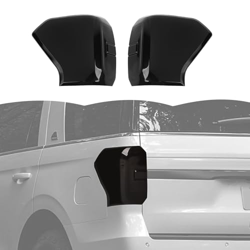 RT-TCZ Smoked Black Tail Light Lamp Cover Guard Trim Decoration Exterior Accessories for Ford Expedition 2022 2023 2024