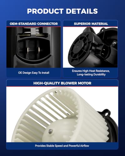 Image of KAX AC Blower Motor for F-150 2000-2003, Expedition 2000-2002, F-350 1997