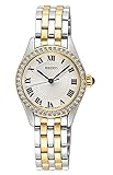 Ø 26,0 x 7,0 mm Seiko Damen-Uhr Quarz Edelstahl mit Edelstahlband SUR336P1