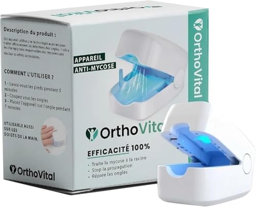Ortho Vital Appareil Anti Mycose,Orthovital Lumière Pulsee Mycose Ongle Pour Nettoyer
