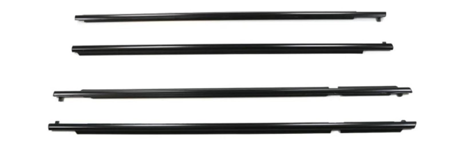 Strisce protettive per Portiere Auto per Toyota RAV4 2009 2010 2011 2012 Striscia Esterna di Guarnizione in Gomma ABS Nera per finestrini Auto
