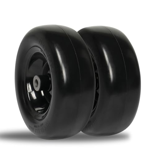 MOTORHOT 11x4.00-5 Flat Free Lawn Mower Tire, Zero Turn Mower ...