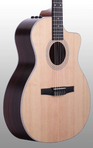 Taylor 214Ce-N Nylon String Grand Auditorium Acoustic Guitar , Rosewood #TOP3