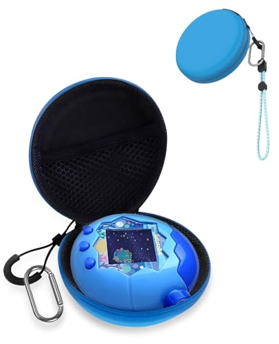 Tamagotchi Paradise(たまごっちパラダイス)/Nano-MALS 用 ケース 収納ケース ーチェーン付き【YANMONGI】保護収納ケース 旅行用 耐衝撃 落下防止 防水 キズ防止 Tamagotchi Paradise/Nano-MAL