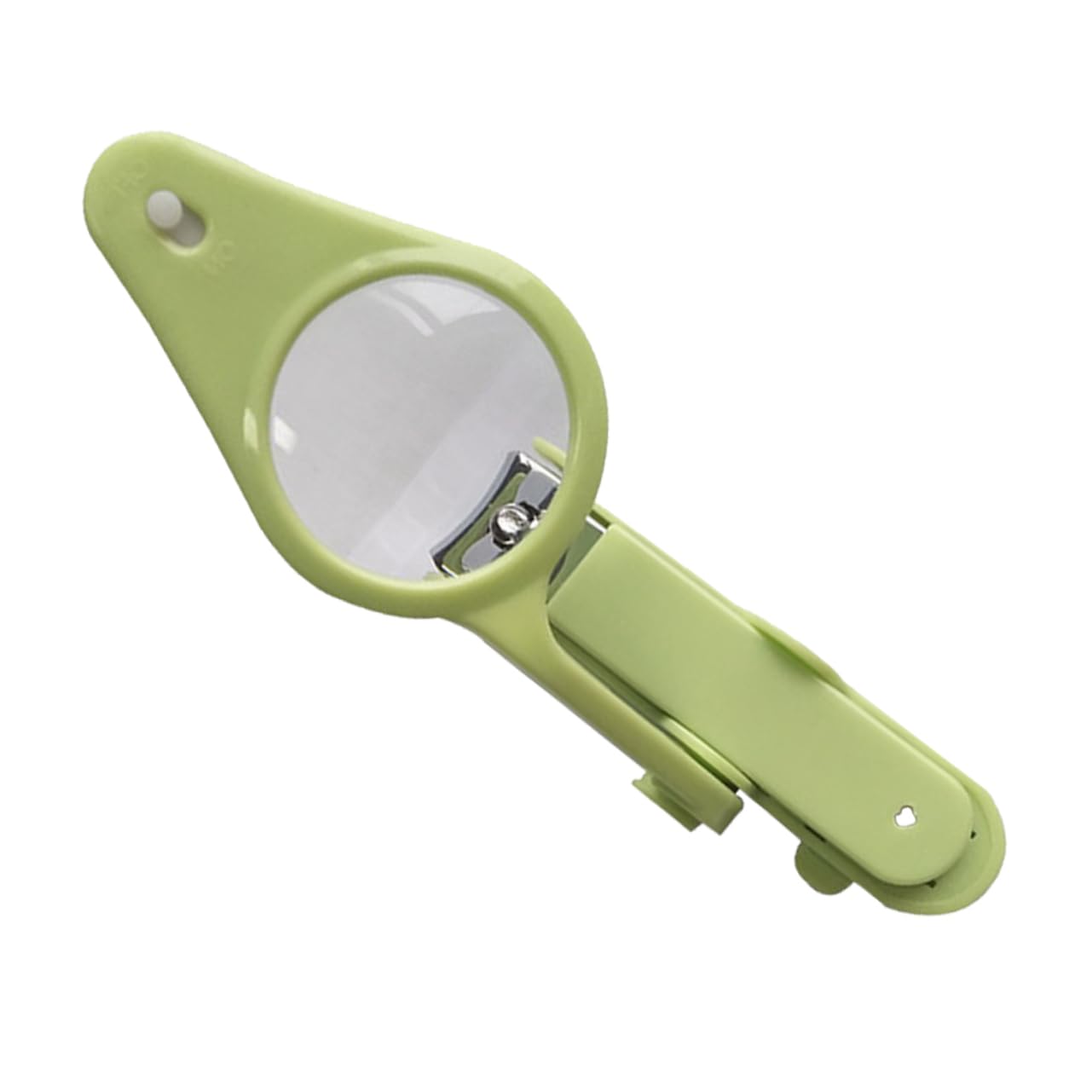 Toyvian 3pezzi Cutter Per Unghie Per Luce e Ingranditore Manicure Sicuro e Pratico Per Unghie Verde