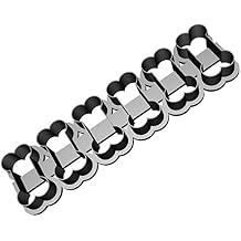 CookieCutterCom Brand Multi Dog Bone Cookie Cutter 2 Inch size Bones- Hand Made in the USA