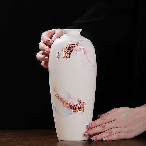 Vase nouveau chinois peint à la main TUSUOD pour sublimer votre bureau - 7