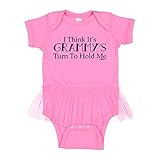 Baby Girl Tutu Cute Baby Clothes I Think It's Grammy's Turn to Hold Me Tutu Bodysuit 6 Months...