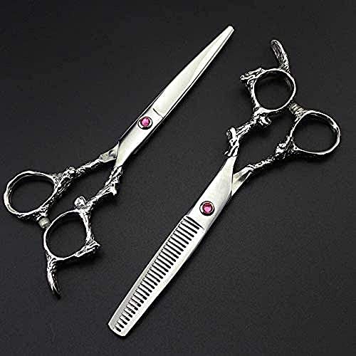Ensemble ciseaux de coiffure pour coupe de cheveux maison et égalisation des pointes - 5