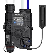 ACTIONUNION Airsoft PEQ-15S Pro UHP Visible Blue Laser + IR Laser + White LED Flashlight