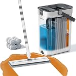 HoMettler – HoMettler wischmopp Set mit Eimer,Mopp mit klarem Wasser aus