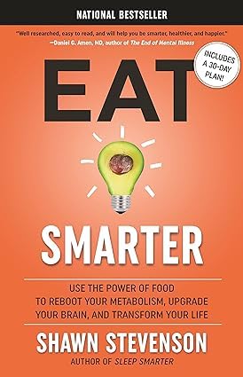 Shawn Stevenson 2 Books Collection Set (Eat Smarter [Hardcover], Sleep Smarter)