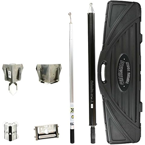 Columbia Drywall Taping Tools Semi-Automatic Finishing Tool Set with Case - Finish Flats and Corners Cover