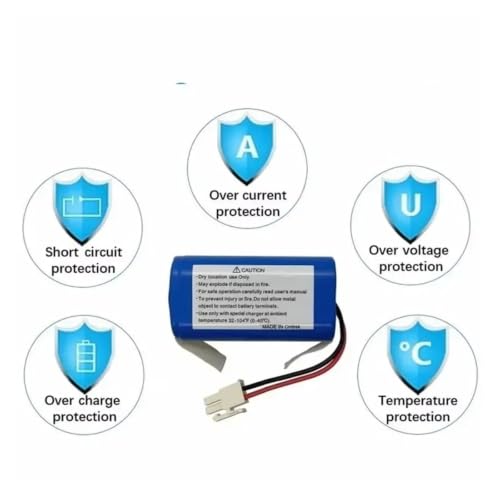 Batería de litio para robot aspirador M26-4S1P de 14,4V recargable de 2600mah 6