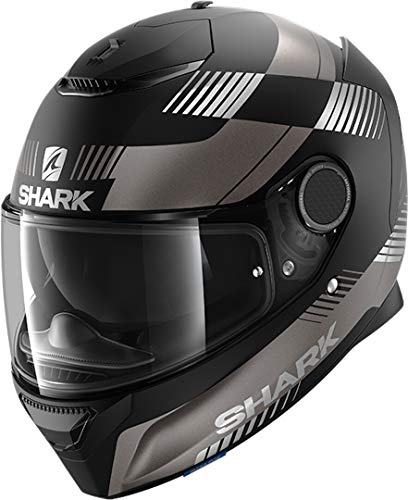 SHARK, Motorradhelm Spartan Strad Mattschwarzes Anthrazit KAS, XL