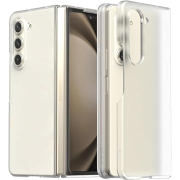 Capa Capinha Acrílica Para Samsung Galaxy Z Fold 5 5G Case Ultra Fina Transparente Ou Fosca (Fosca)
