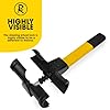 Steering Wheel Lock T-Bar Car Van Vehicle Anti Theft Security Safety 2 Keys Heavy Duty Adjustable High Visibility Secure Lock Durable Reliable Locking Safety #4