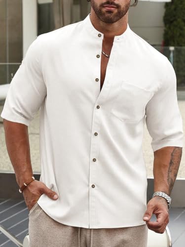 Image of Noble Monk Men's Full Sleeve Shirt | Casual Formal Button Down Top | Regular Fit Stylish Wear | Comfortable Everyday Apparel