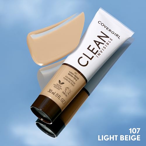 Covergirl Clean Invisible, Light Beige, Foundation thumb #8